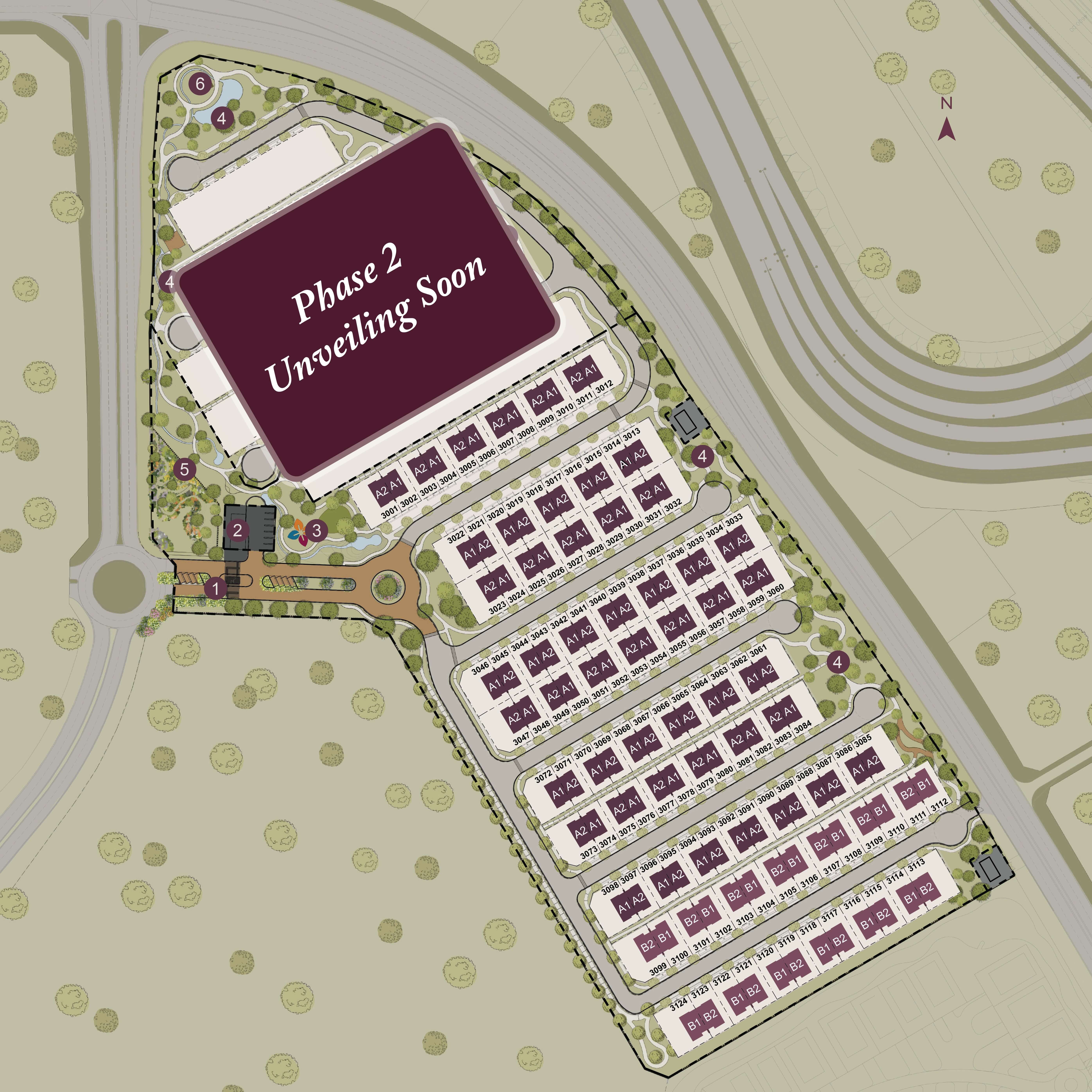 The Camellia Site Plan